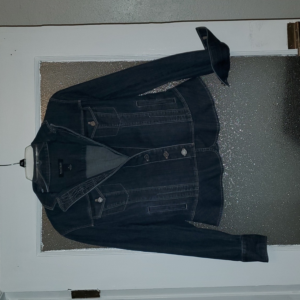 WHBM size 6 jean blazer jacket